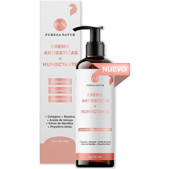 Crema CORPORAL anti estrías Pureza Natur Loción reductora de estrías 250g