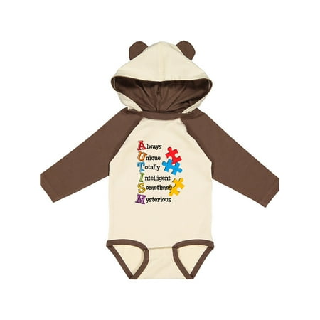 

Inktastic Autism Acrostic Gift Baby Boy or Baby Girl Long Sleeve Bodysuit