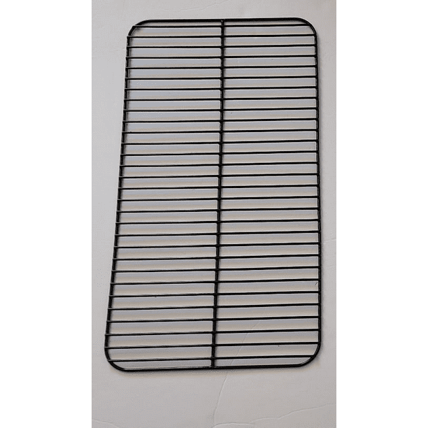 Set of Porcelain Steel Cooking Grid, Three Gas Grill Burners, Heat
