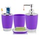 thumbnail image 2 of Juego de Accesorios de Baño de 4 Piezas, Juego de Baño, Juego de Vasos, Artículos de Tocador, Soporte para Cepillos de Dientes, Juego de Baño, 2 of 5