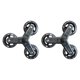 thumbnail image 4 of 2 ruedas para subir escaleras, color negro, práctica rueda de compras, ruedas triples de repuesto para carrito de lavandería, accesorios resistentes., 4 of 8