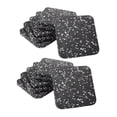 thumbnail image 2 of Almencla 12Pcs Treadmill Mat Rubber Pad Multifunctional Exercise Equipment Pad for Washer black and white, 2 of 8