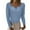 Blue, variant on Aoochasliy Womens Sweaters Clothes Pullover V-Neck Cardigan Button Long-Sleeve Knitted Bottoming Shirt Tops