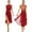 A Burgundy, variant on iiniim Womens Sequins Lyrical Dance Sleeveless Mesh Tulle Leotard Dress Modern Contemporary Dancewear Black L