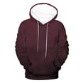thumbnail image 6 of Enjoytime Men's Fashion Hoodies & Sweatshirts Gradient Long Sleeve Pullover Tops Casual Loose Fall Winter Plus Size Clothing Wine XL, 6 of 6