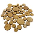 thumbnail image 1 of 50pcs ing Wedding Christmas Rustic Wood Log Slices Discs, 1 of 4