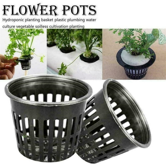 Agiferg 10Pcs Garden Pond Plastic Planting Baskets Aquatic Planter Pots New Fast