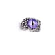thumbnail image 2 of Anillo con dije de personalidad, diseño Vintage, estilo de tendencia, suministro de joyería de aleación, anillos de apertura populares, barras Ropa, zapatos y accesorios Miscelánea Violeta Sonducket AP010670-01B, 2 of 6
