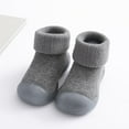thumbnail image 3 of SDJMa Baby Socks Shoes Casual Fashion Children's Indoor Non-slip Toddler Shoes Plus Velvet Thickened Non-slip Baby Slippers, 3 of 3