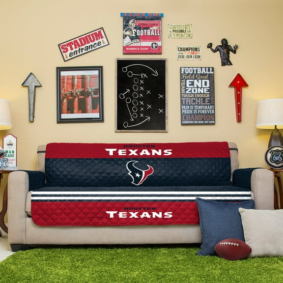 Navy Houston Texans Sofa Protector