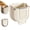 Gray, variant on Collapsible Hanging Trash Can, Foldable Kitchen Trash Can, Wall Mounted Folding Bin for Peels Waste Recycling