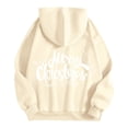 thumbnail image 3 of WILLBEST Sudaderas Navideñas para Mujer, Sudaderas con Capucha para Adolescentes, Sudaderas de Felpa Estampadas de Manga Larga con Capucha, conjuntos Lindos de Otoño 2024 X-Grande, 3 of 4