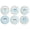 Blue, variant on Owl Drawer PullsOwl Ceramic Drawer Knobs, 6 Set