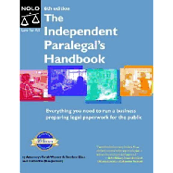 Pre-Owned The Independent Paralegal's Handbook (Paperback) by Stephen Elias, Catherine Elias Jermany, Ralph E Warner