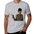 thumbnail image 1 of Camiseta Gun Kris Jenner blusa negra camiseta extragrande de secado rápido para hombre, 1 of 7