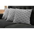 thumbnail image 5 of Ambesonne Mandala Throw Pillow Cover 4 Pack, Monochrome Floral Ethnic, 18", Black White, 5 of 5