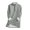 Gray, variant on Half Zip Fleece Jackets for Women, Stand Collar Long Sleeve Top, Warm Winter Outerwear with Pockets for Daily Wear, Sizes S-XXL