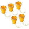 thumbnail image 3 of Home and Garden Parts 5pcs Collapsible Water Bottle 200mL Travel Folding Water Cup, 3 of 4