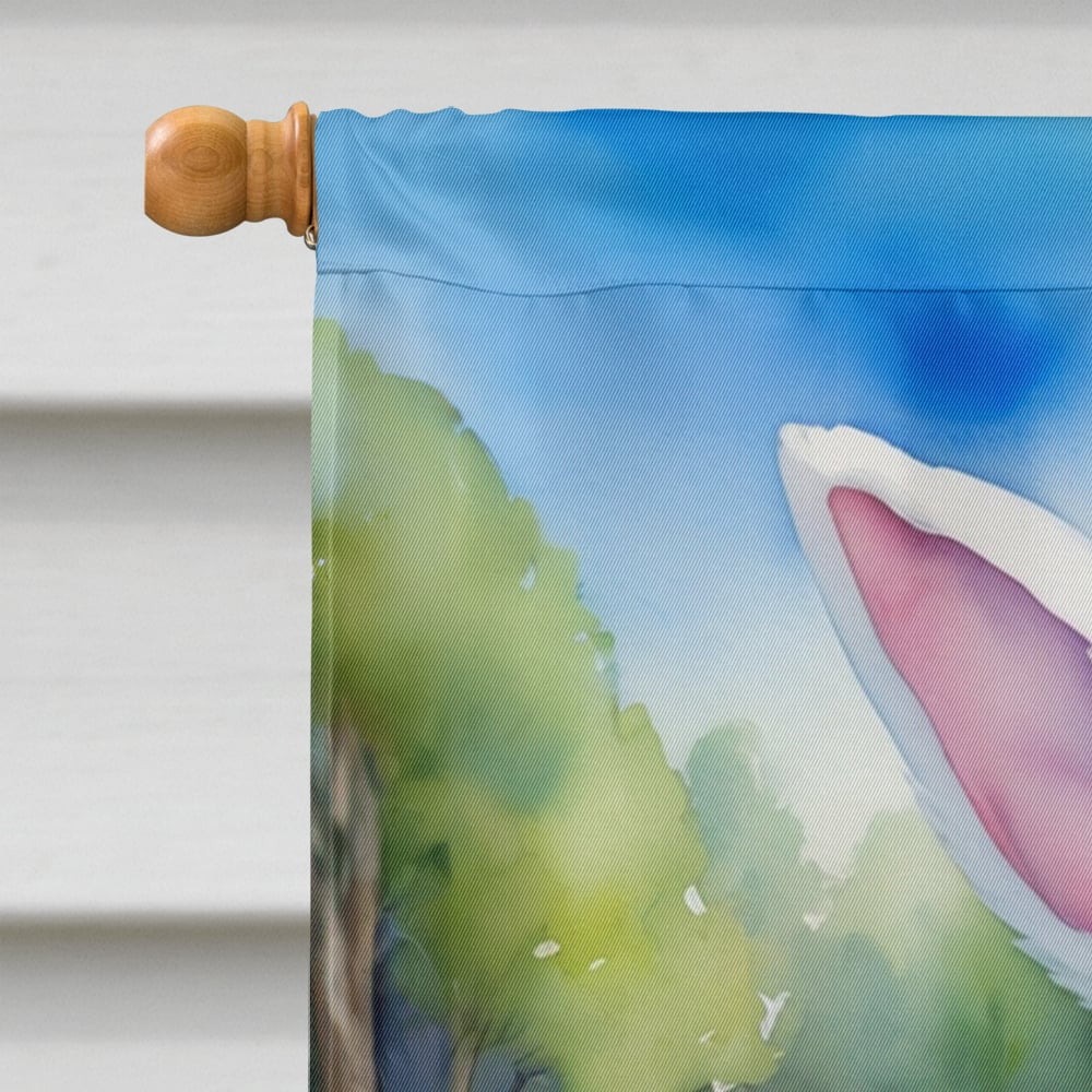 Golden Retriever Easter Egg Hunt House Flag 28 in x 40 in