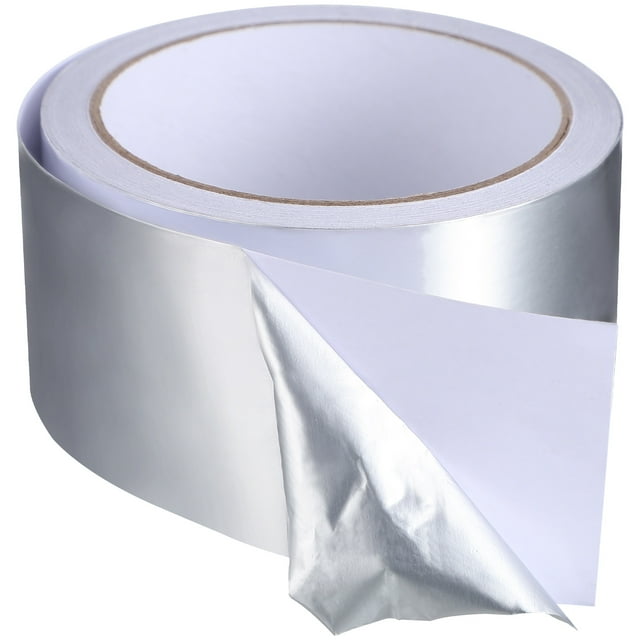 MasteelfCA 1 Rouleau de Ruban en Aluminium Isolant Thermique Auto-Adhésif pour Réparer Tuyau d'Échappement