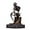 6-inch Brown, variant on 6" Abstract Thinker Sculpture - Rodin The Thinker  Art Bronze Statue for Home or Office Halloween Decorations
