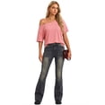 thumbnail image 4 of MOYIKO Womens Off The Shoulder Tops Oversized T-Shirts Short Sleeve Tees Summer Casual Fashion Clothes, 4 of 6