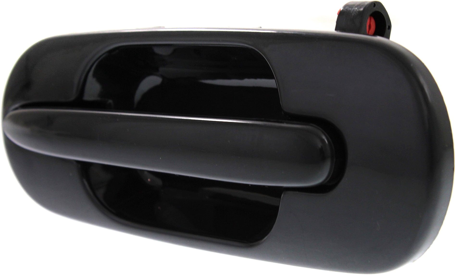 Replacement REPHD491302 Exterior Door Handle Compatible with 1997-2001 Honda CR-V Rear, Left Driver Smooth Black