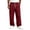 Wine -BZ38, variant on Nestiefly Men's Baggy Sweatpants Athletic Loose Wide Leg Elastic Waist Lounge Relaxed Open Bottom Joggers Pants with Pockets 2026 White S