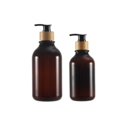 thumbnail image 4 of 300/500ml Refillable Soap Pump Decor Container Soap Dispenser Bathroom Accessories Bamboo Pump Shampoo Pump Bottle BLACK 300, 4 of 8