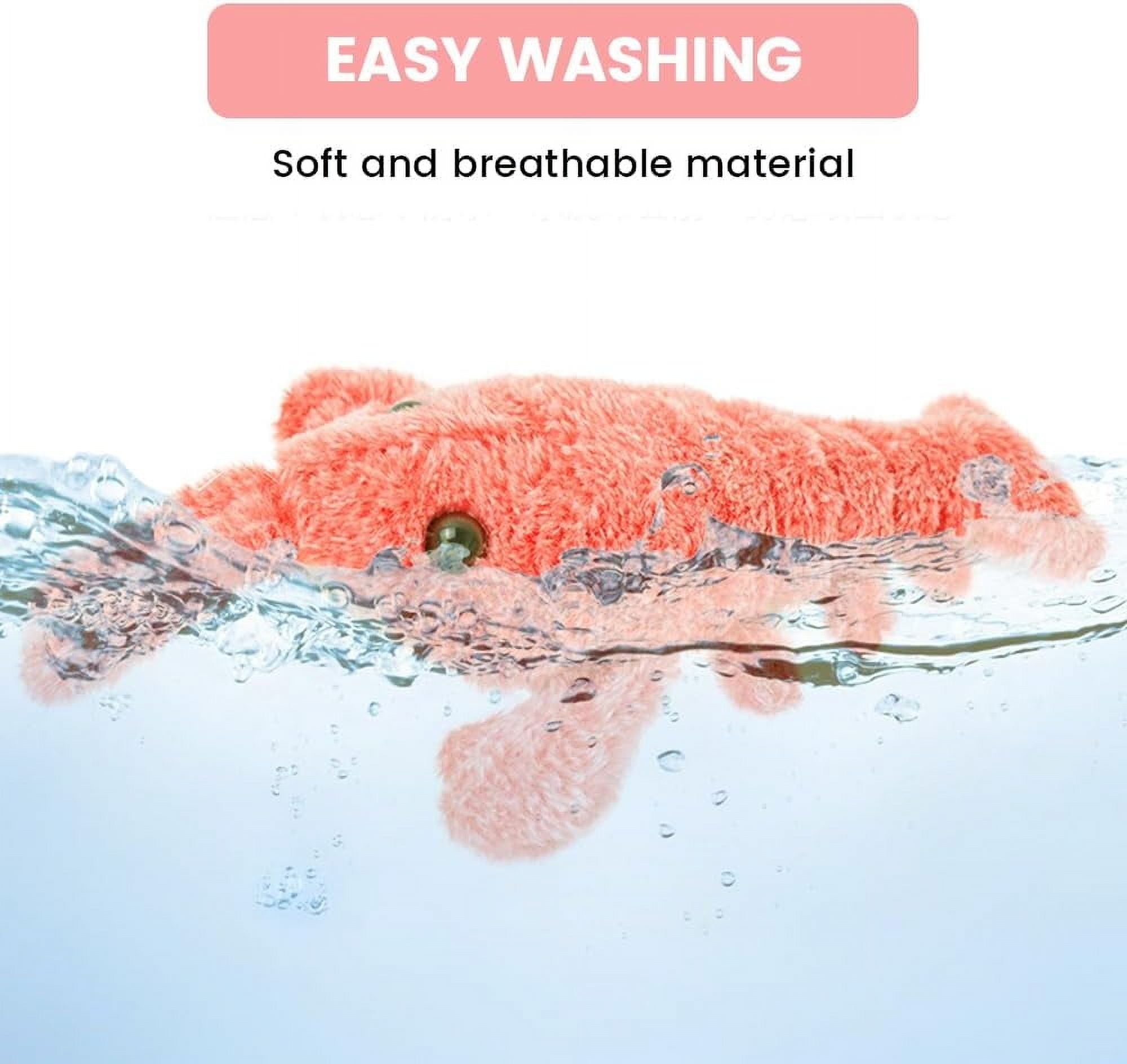 Interactive Dog Toy, 2026 Upgrade Plush Dog Toys for Small Dogs Calming, Small Simulation Lobster Floppy Funny Moving Sturdy Pet Puppy Chew Toy for Chewing Teething