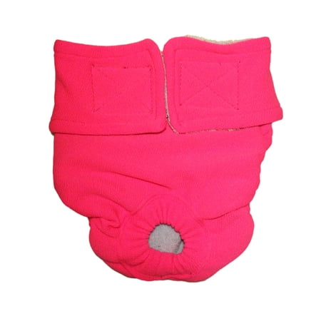 Barkertime Pink Washable Dog Diaper - Made in USA