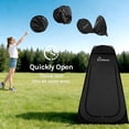 thumbnail image 6 of Wolfwise Pop Up Changing Tent Pro for Camping, Portable Shower Tents with Removable Floor & Rain Fly, Outdoor Silver Coating Privacy Toilet Bathroom Dressing Instant for Beach, 6.2/6.6/6.9ft High, 6 of 18