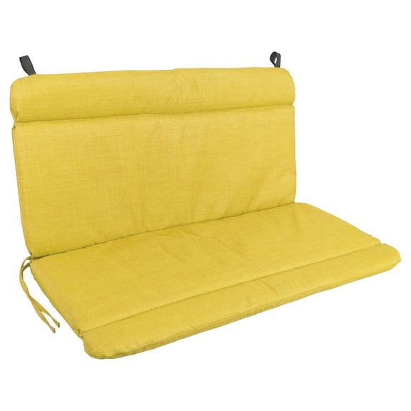 Blazing Needles Spun Poly Double Glider Chair Outdoor Cushion