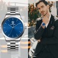 thumbnail image 6 of Bomieux Mens Watch, Classic Minimalist Men's Quartz Watch Waterproof Watch with Stainless Steel Band Business Dress Men's Watch-Best Gift for Men, 6 of 9