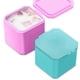 thumbnail image 4 of 4PCS 4Oz Silicone Salad Dressing Container with Lid for Picnic Travel, 4 of 5