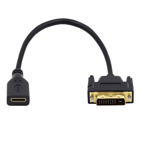 FVH DVI 24 1 Male to Mini HDMI 1.4 Type-C 4K Female Extension Cable for Computer HDTV Graphics Card UHD