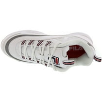 Fila Women's Ray White Navy Metallic Silver Ankle High Sneaker 9.5M Fila Women's Ray White Navy Metallic Silver Ankle High Sneaker 9.5M