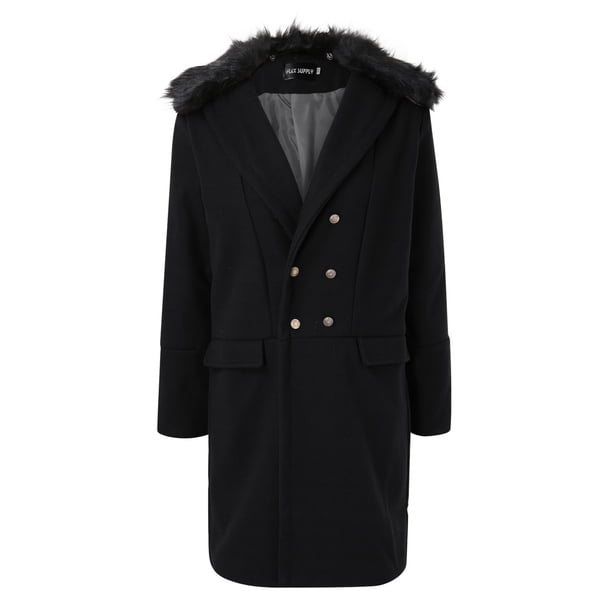 JHLZHS Spring Jacket Men Men Winter Coat Lapel Collar Long Sleeve