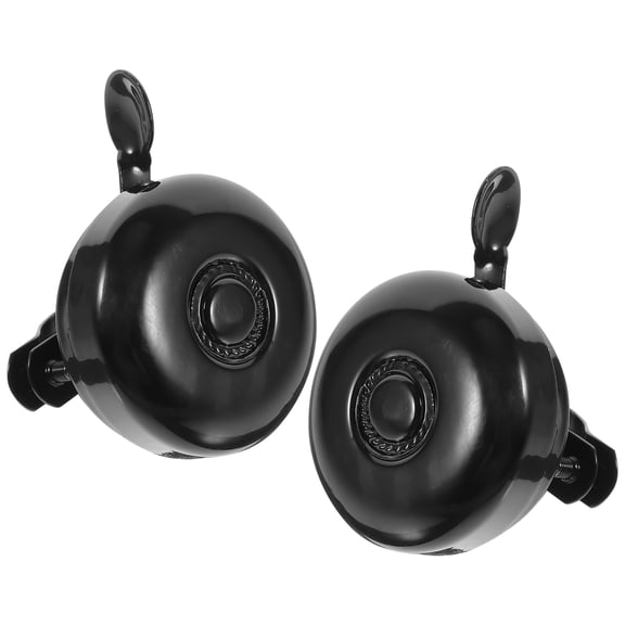 Raindrops 2-Pack Bike Bells for Adults, Road Safety Warning Bells with Anti-Rust Round Design, and Loud