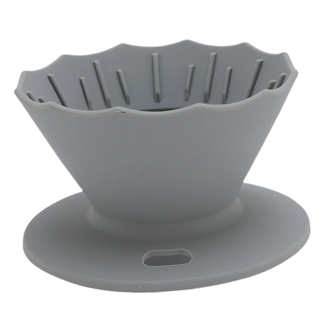 Collapsible Pour Over Coffee Dripper, Portable Silicone Hand Brewed Coffee Filter for Backpacking Camping Home Office