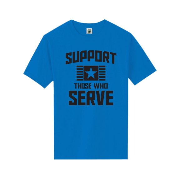 Support Those Who Serve Short Sleeve Neon T-Shirt