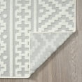 thumbnail image 7 of Bliss Rugs Geometric Indoor Outdoor Runner Rugs for Patio, Hallway, Entryway, Deck, Gray ,2' x 8', 7 of 7