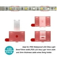 thumbnail image 3 of WANGQ LED Strip Light Self-Adhesive Mounting Brackets and Clips,LED Strip Light Holder,Cable Wires Organizer Clips for Vehicle,Cabinet,Under-Counter, Kitchen,Living Room,Indoor, 3 of 8