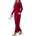 thumbnail image 6 of Cueply 2 Piece Sets for Women Outfits Casual Long Sleeve Lounge Matching Sets Clothing with Pockets, 6 of 9