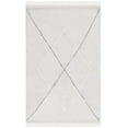 thumbnail image 2 of SAFAVIEH Easy Care Myrtle Cross Cotton Machine Washable Area Rug, Grey/Ivory, 8' x 10', 2 of 12