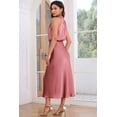 thumbnail image 2 of Vestido LUNAMODA 2025 de satén de verano elegante y formal para mujer, 2 of 5