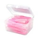 thumbnail image 5 of Cepillo interdental Qarigey 40 Uds Push-Pull herramienta de higiene bucal portátil Rosa 0.7 mm 2piezas, 5 of 6