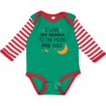 thumbnail image 3 of Inktastic I Love My Nonna to the Moon and Back Boys or Girls Long Sleeve Baby Bodysuit, 3 of 5