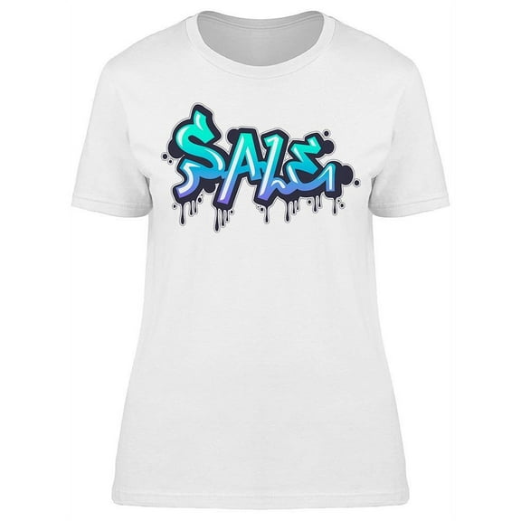 Sale Graffiti T-Shirt Women -Image by Shutterstock, Female x-Large
