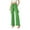 382#Light Green, variant on Cargo Pants Women Petite Size Elastic Waist Bootcut Yoga Workout Casual Trousers Royal Blue XL